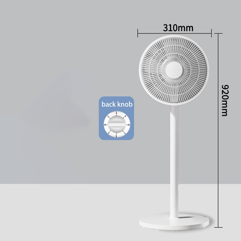 TAIDU Electric fan floor fan home mute remote control dormitory vertical shaking head desktop large wind flat fan