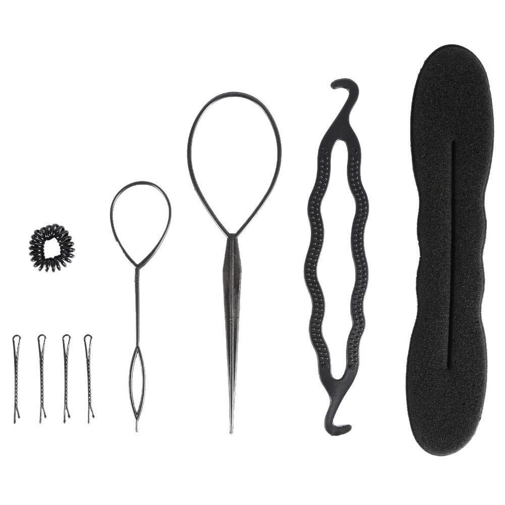 4/9 Pcs แฟชั่นใหม่ผม Bun Maker Braiding จัดแต่งทรงผม Disk เครื่องมือม้วนผมเครื่องประดับ Diy 3 ประเภท By Meetbeauty