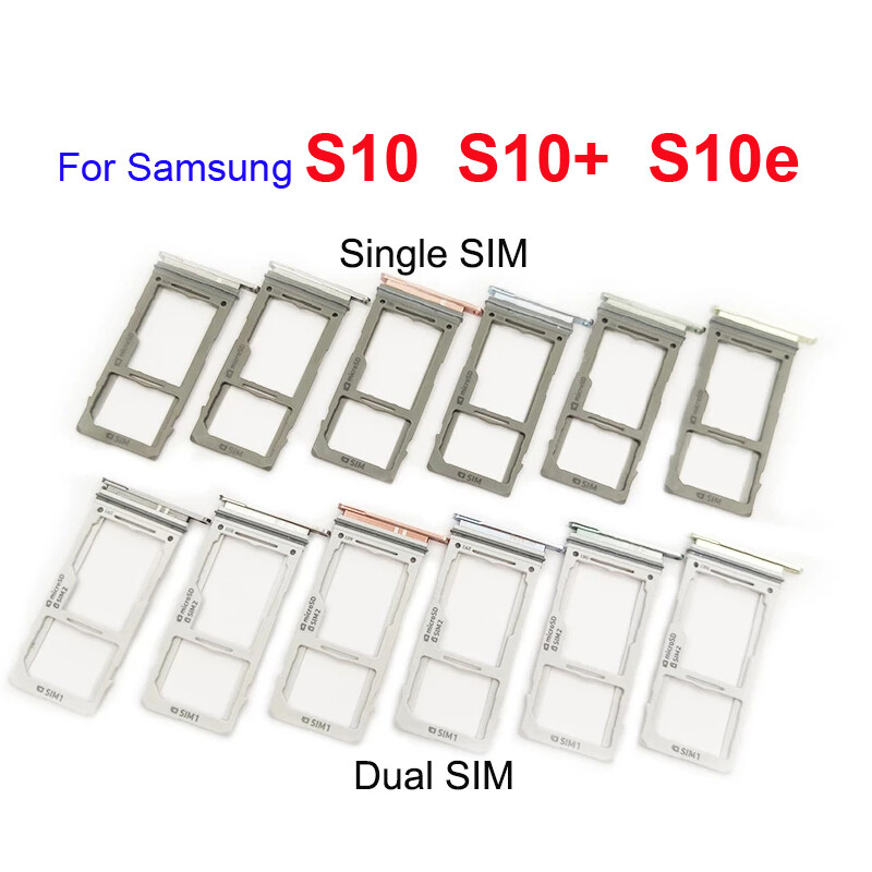 Khay Đựng Thẻ SIM Cho Samsung Galaxy S10 Plus S10e