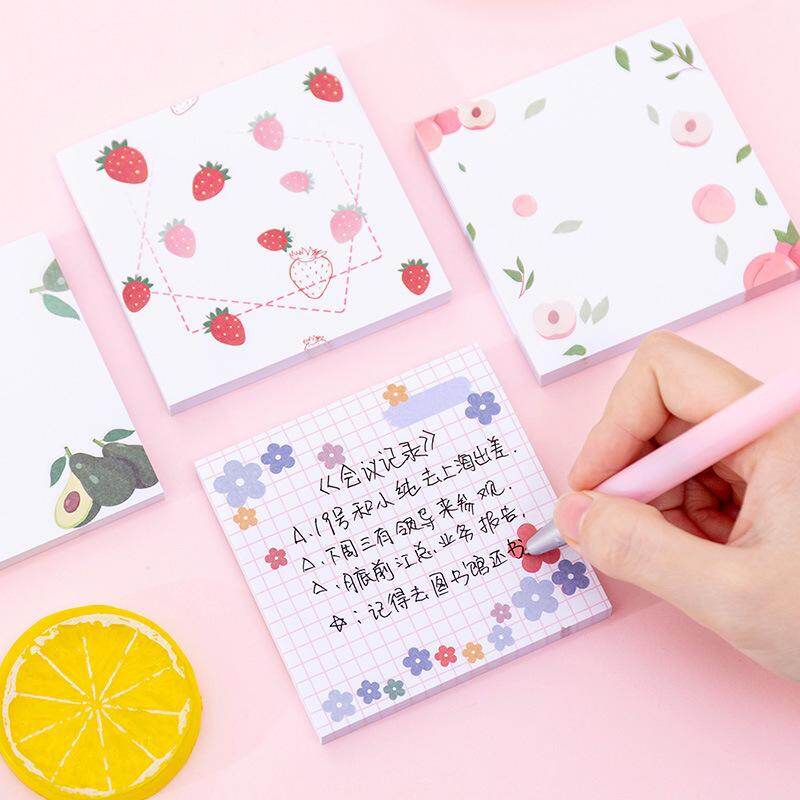 Note ghi chú vuông hoa quả 80 tờ