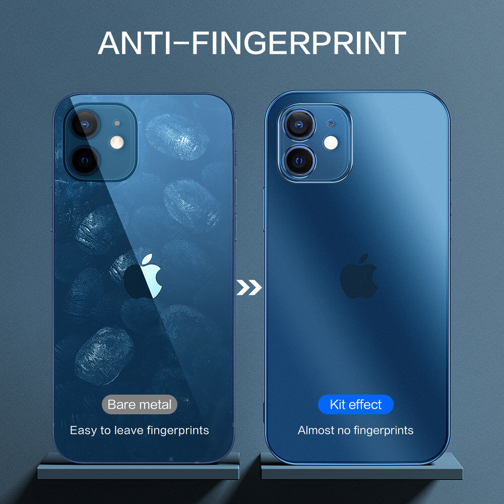Ốp Điện Thoại Nhám Mạ Smartdevil Ốp Bảo Vệ Mờ Chống Rơi Cho iPhone 12 Mini 12Pro Iphone 12 Pro Max Vỏ Mềm Bao Gồm Ống Kính ， Chống-Vân Tay