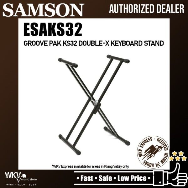 Samson Groove Pak KS32 Double-X Keyboard Stand (KS-32) Malaysia