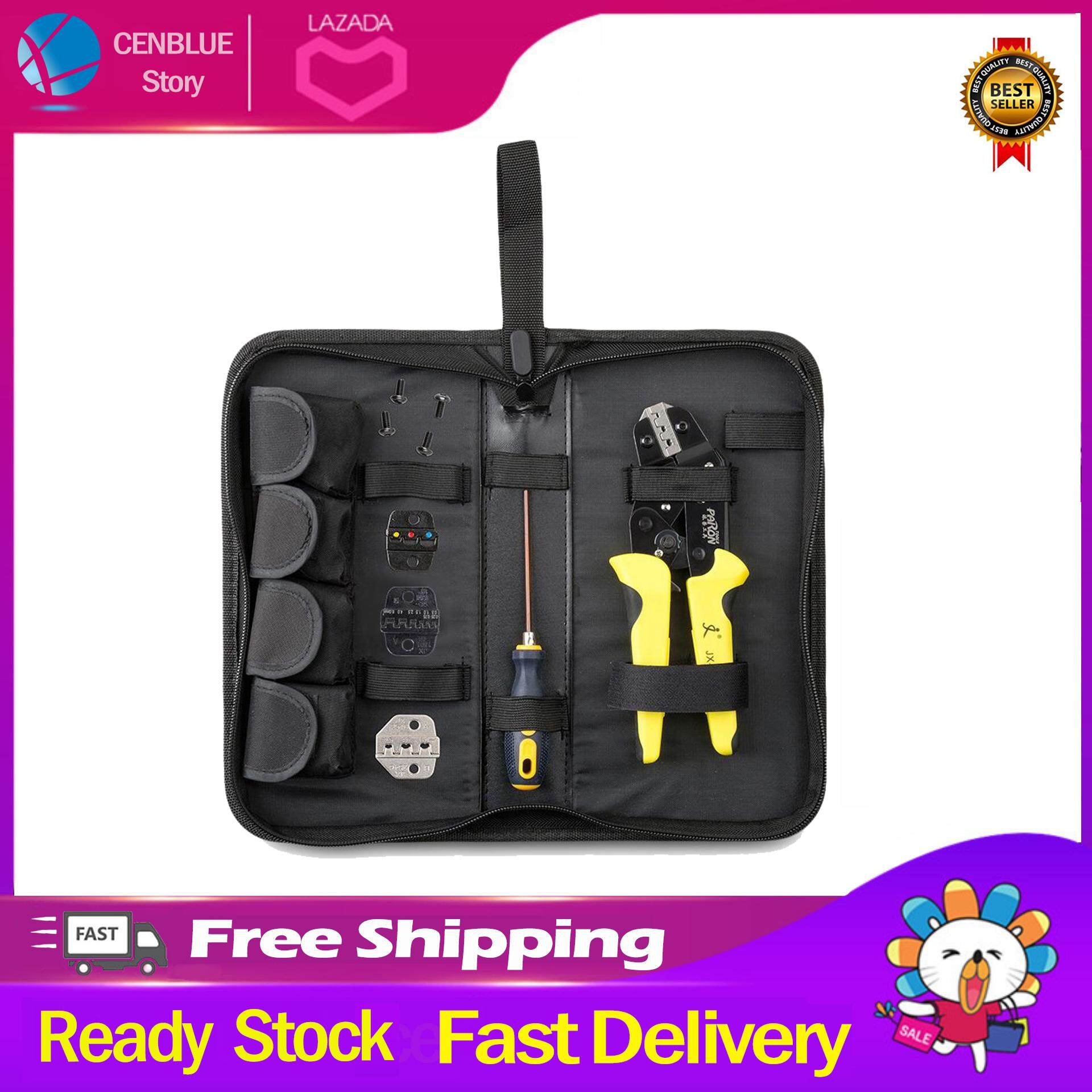 PARON JX D4 Multifunctional Steel Ratchet Crimping Tools Terminals Pliers Kit