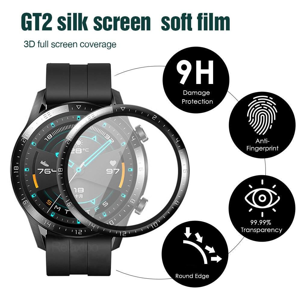 Hot Screen Protector for Huawei Watch GT 2 46mm GT2e Smart Watch Second Generation Curved Full Screen Bending Film Composite Soft Film