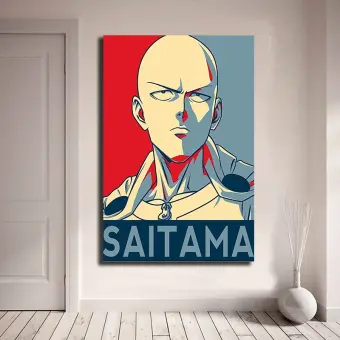 One Punch Man Saitama Hd Wall Art Canvas Poster And Print Wall Art Canvas Poster And Print