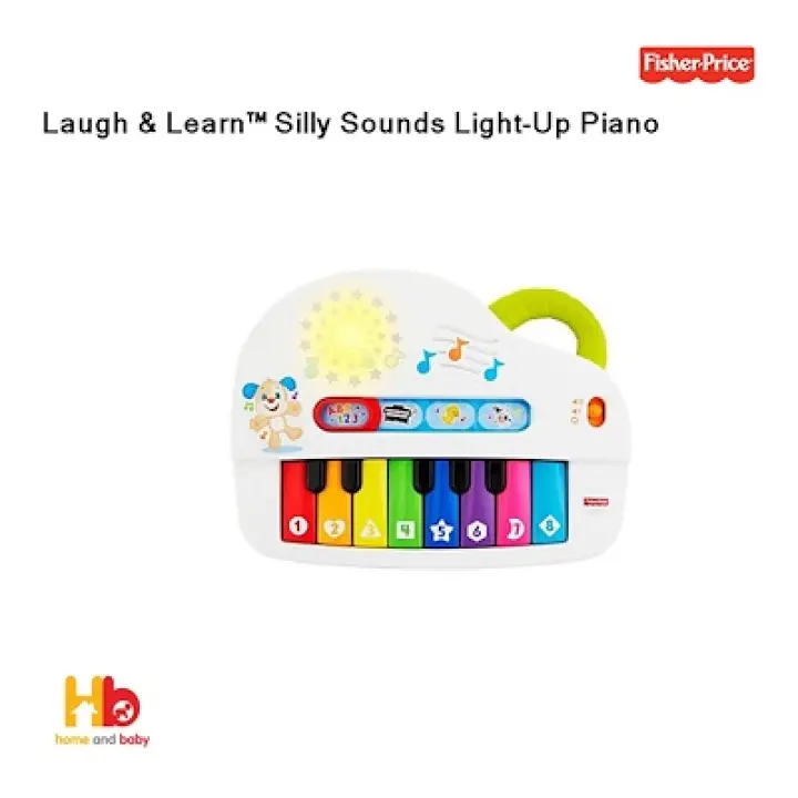 fisher price laugh and learn silly sounds light up piano