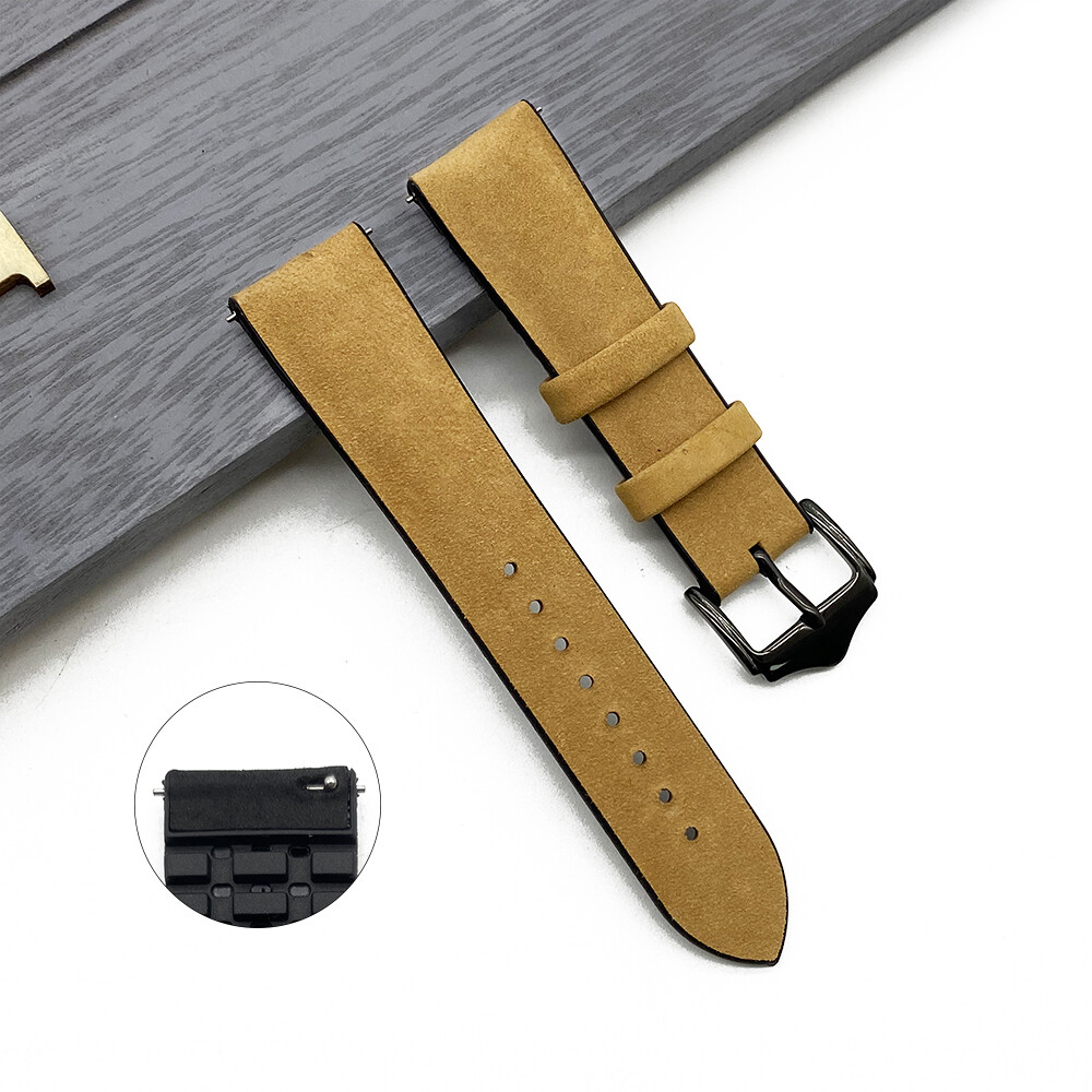 High Quality Silicone Watch Strap 20mm 22mm Quick Release Leather Watchbands