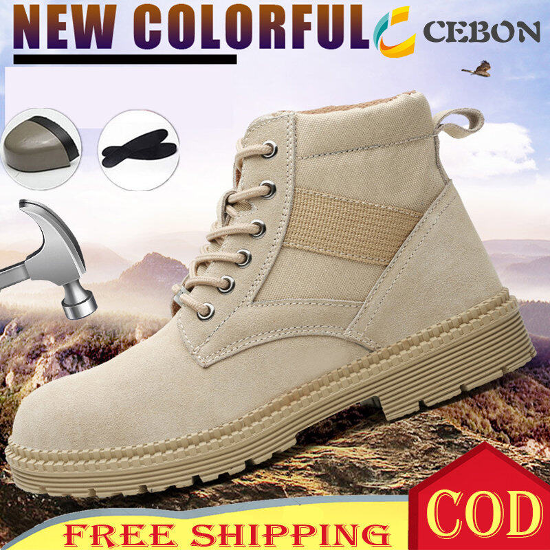 lightweight steel toe combat boots