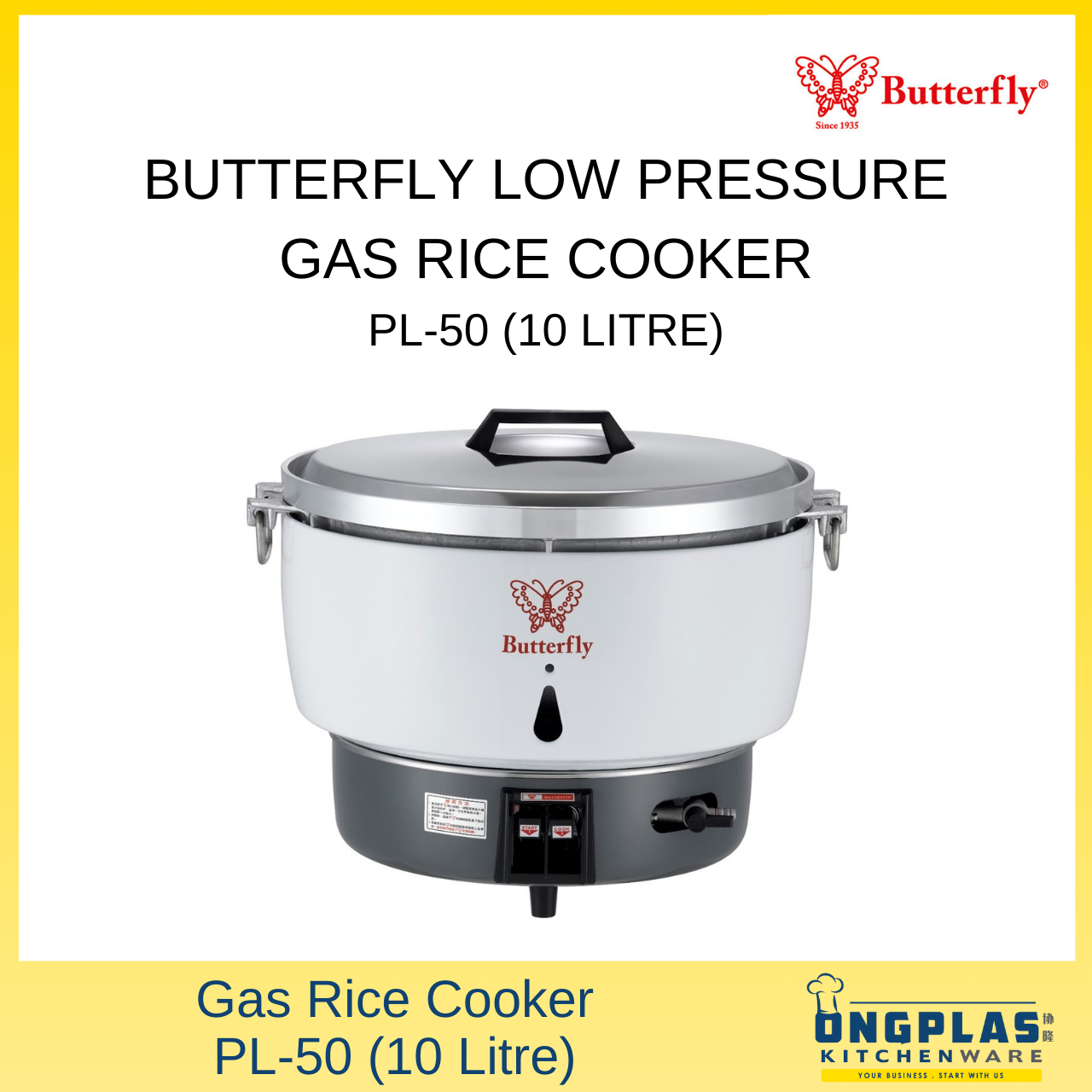Pressure Cooker Butterfly Rice Cooker 10 Liter ORIGINAL BUTTERFLY