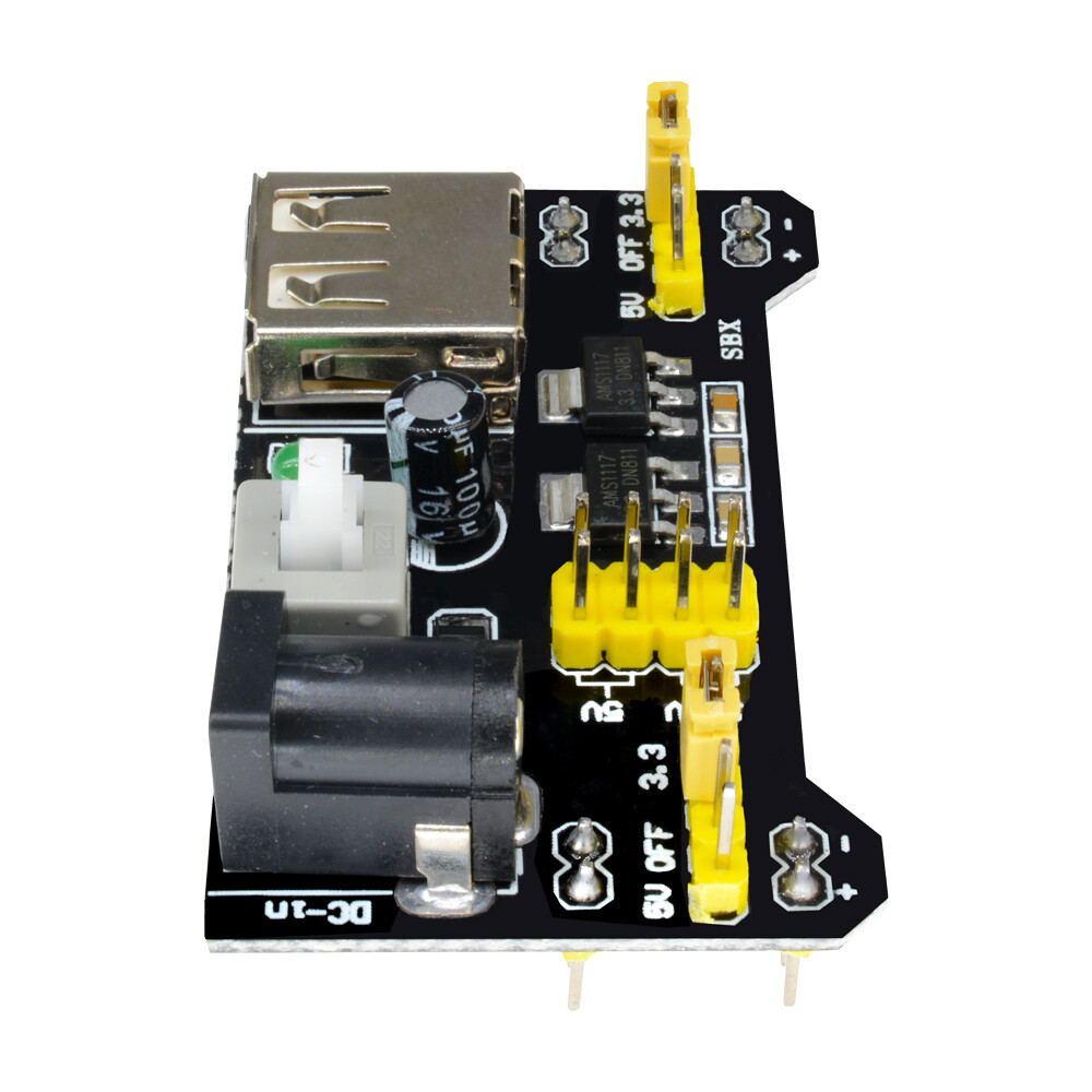 1/3/5pcs MB102 Breadboard Power Supply 3.3V 5V Module For Arduino Solderless