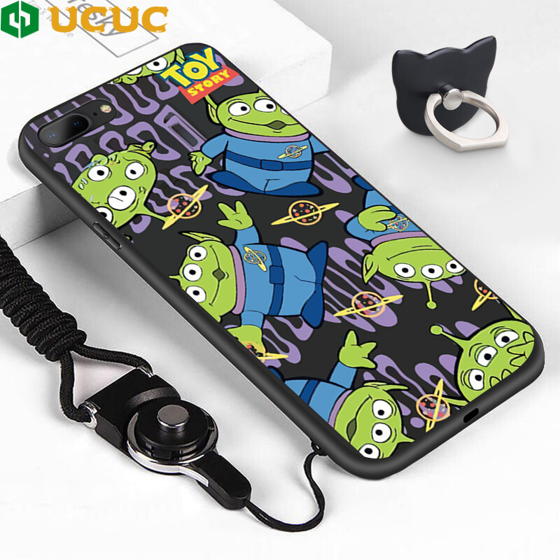 UCUC Casing Case For iPhone 7,iPhone 7 Plus,iPhone 8,iPhone 8 Plus Case Toy Story Buzz Lightyear Jessie Phone Case Shockproof Soft Silicone TPU Protective Phone Casing