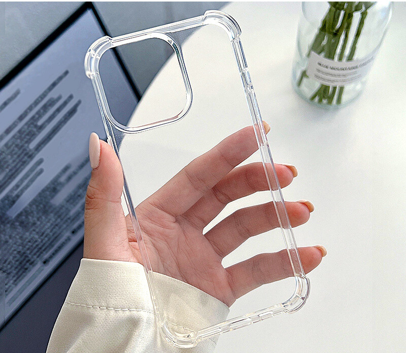 Four corner thickened anti drop tup case soft case for iphone 14 pro max 13 pro max/14 plus/12 pro max se 2020 11 pro max xs max xr x 8 7 6s plus iphone 11 pro xs max xr x transparent phone case luxury silicone back cover