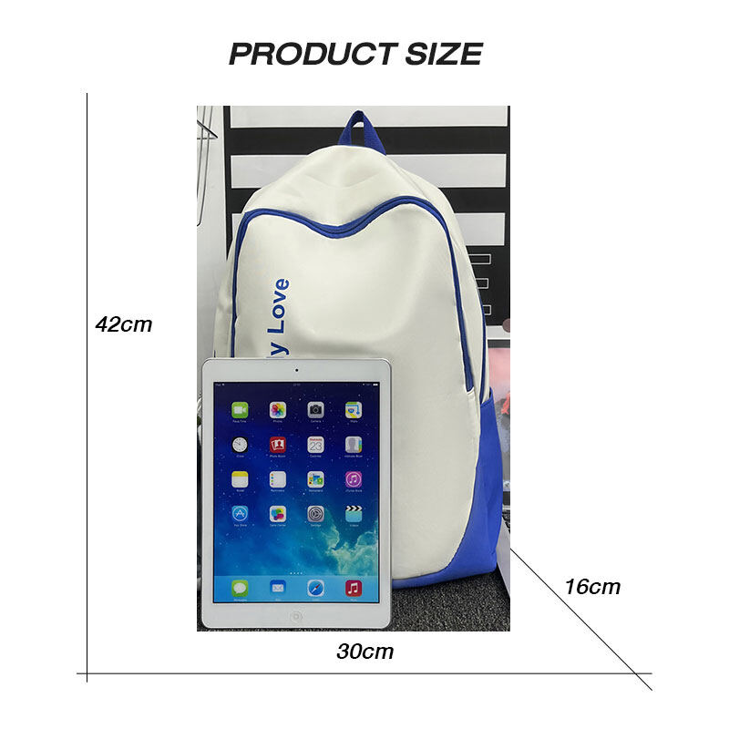 HS Student backpack fashion large capacity Korean version schoolbag letter printing nylon backpack