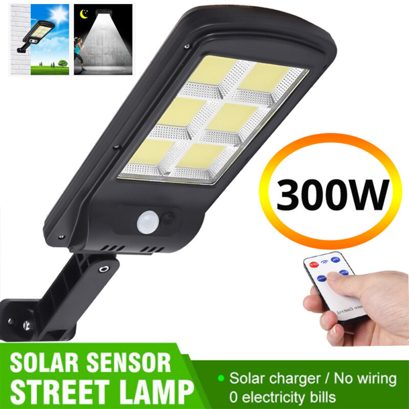 Đèn Đường Cảm Biến Năng Lượng Mặt Trời COD√ OKHome Chiếu Sáng Sân Vườn Đèn Tường Ngoài Trời COB 128 Không Thấm Nước Cảm Biến PIR Chuyển Động Thông Minh Với Đèn Điều Khiển Từ Xa