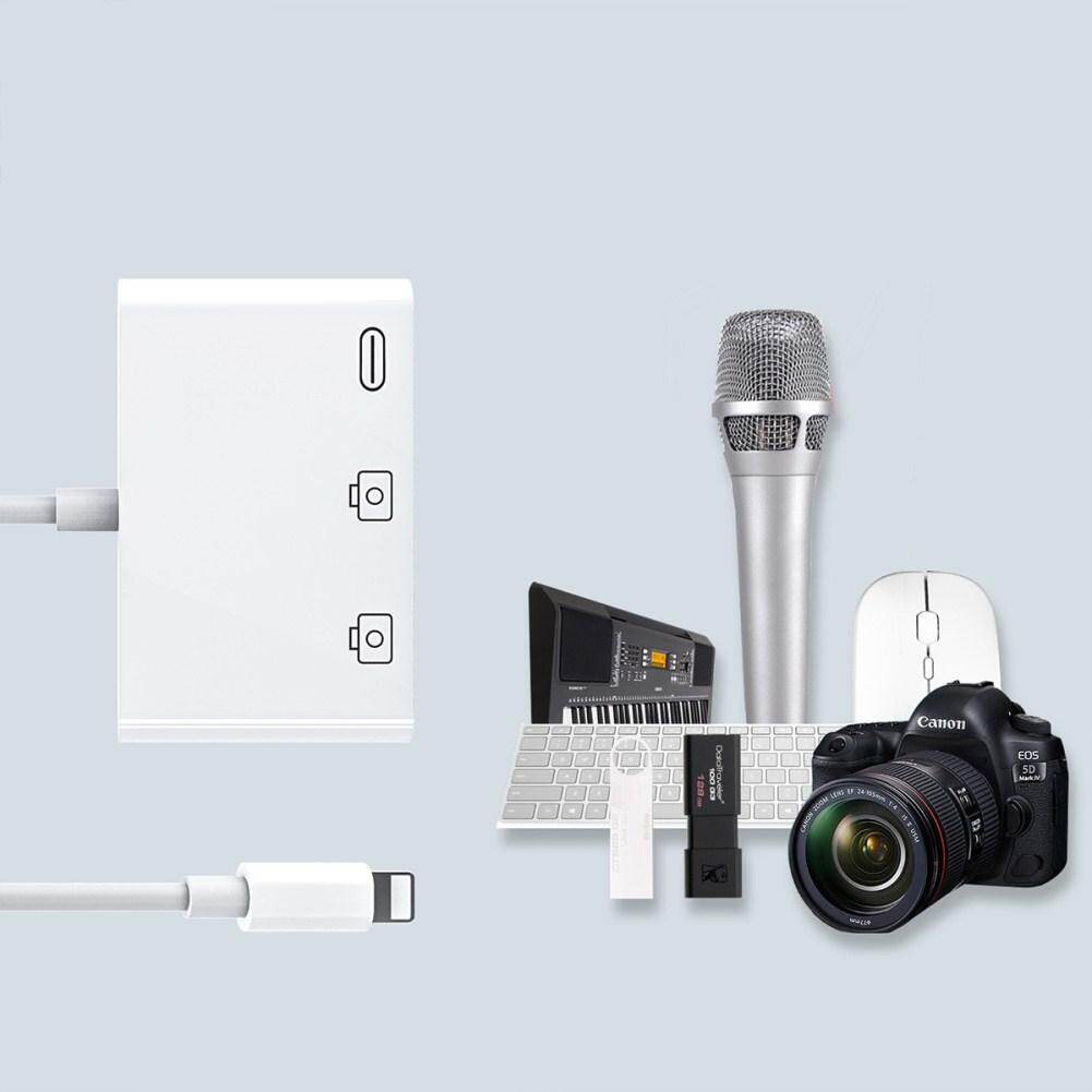 Đầu Đọc Thẻ 3 Trong 1 Cho Iphone, Cổng Lightning OTG