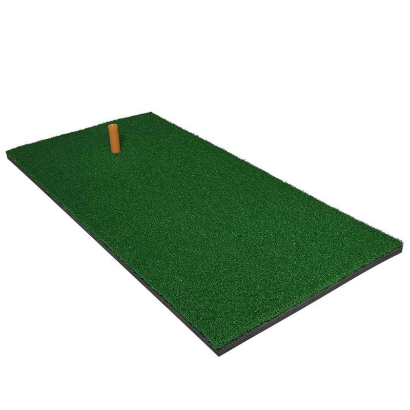 Wellsunny Golf Practice Grass Mat Indoor Training Hitting Pad Backyard Outdoor Mini Golf Training Aids Accessories Pad