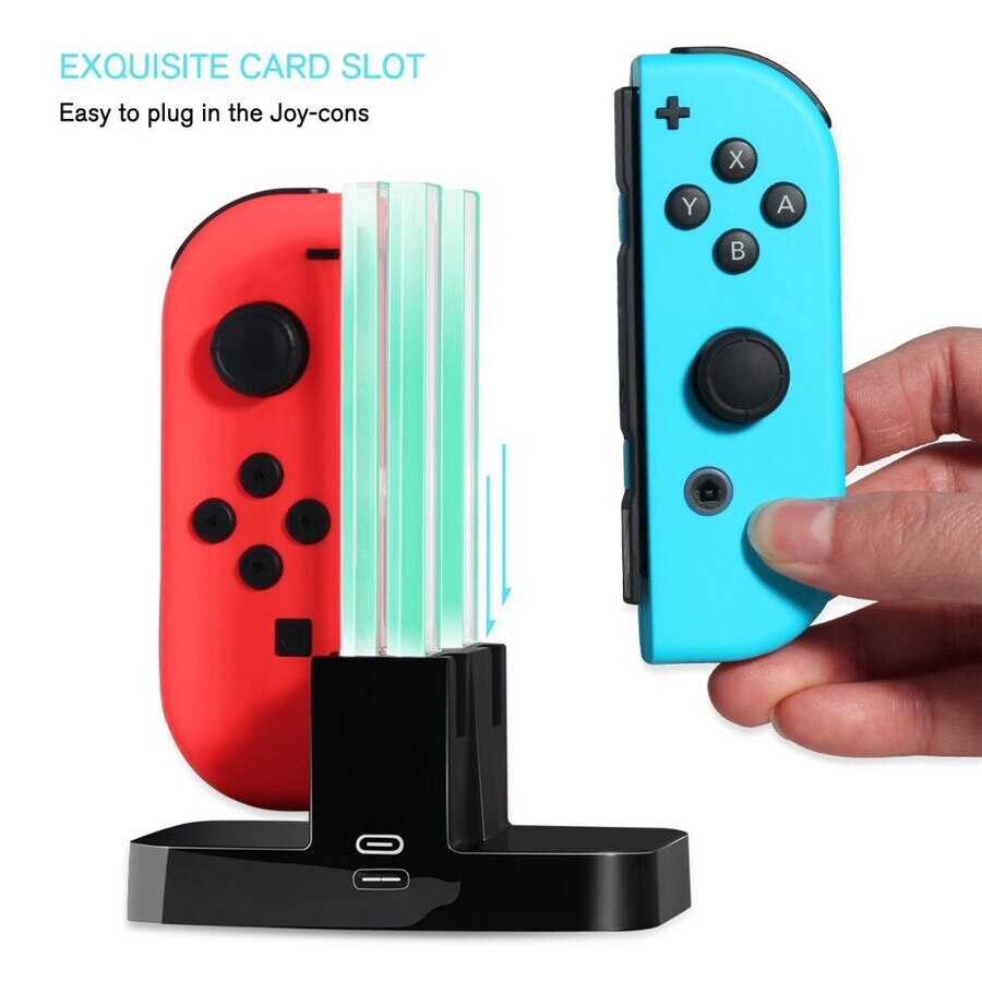 Nintendo Switch Pro Controller Charger Charging Dock Portable Joycon & Switch Pro Controller Charger For NS Joystick