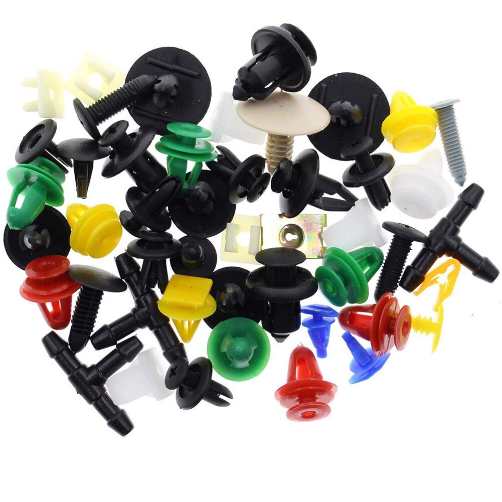 Car Fastener Bumper Mixed Rust Proof Plastic Quick Installation Wear Resistant Door Liner Clips for Door Trim Clips for Fender Clips