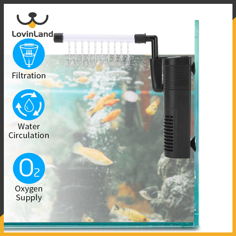 [Lovinland] Pet （2W）Aquarium Built-in Filter Three-in-one Filtration ...