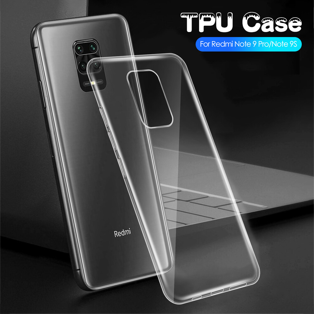 Lenuo Ultra-thin Transparent TPU Casing For Xiaomi Redmi Note 9s / Note 9 Silicone Soft Case For Xiaomi Redmi Note 9 Pro Max / Note 9 Pro Shockproof Phone Cases