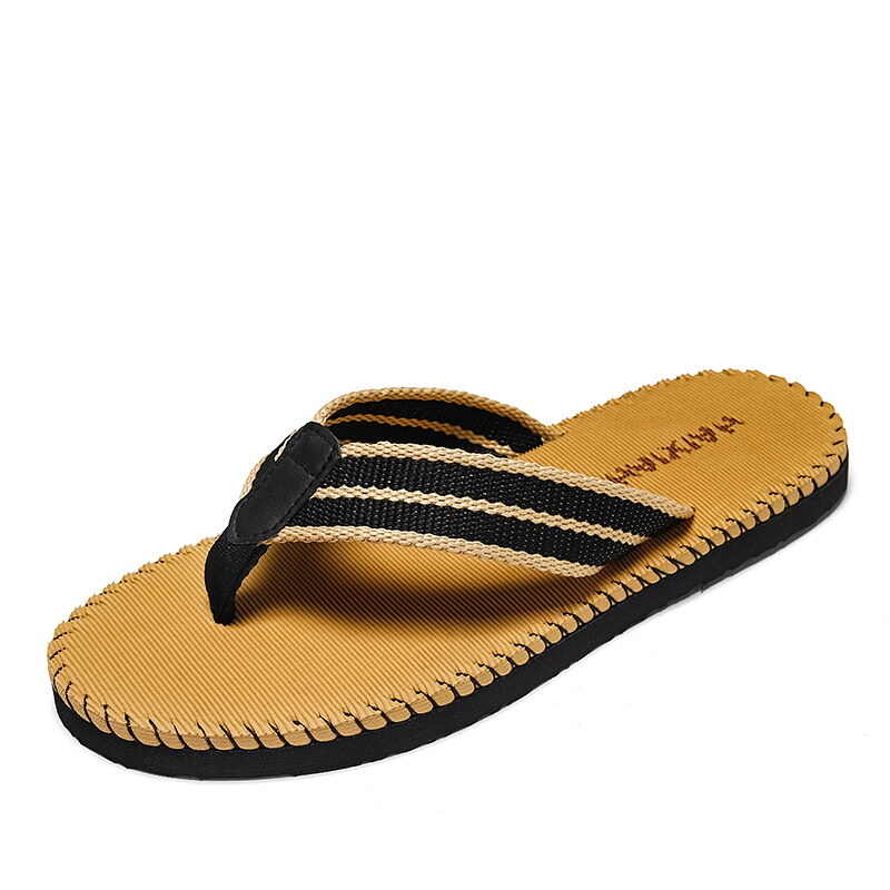 GJF Slippers Men's Summer Tide 2020 New Korean Version of The Trend of Personality Flip Flops Outdoor Leisure Men's Beach Shoes Sandals