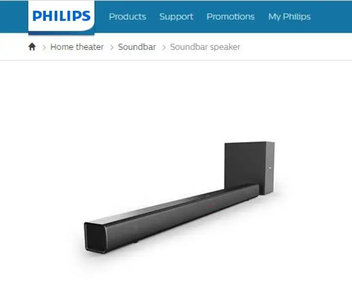 soundbar philips htl1510b