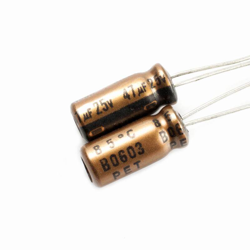 1pcs,nichicon fw audio 25v 47uf 85°c 5x11mm electrolytic capacitors