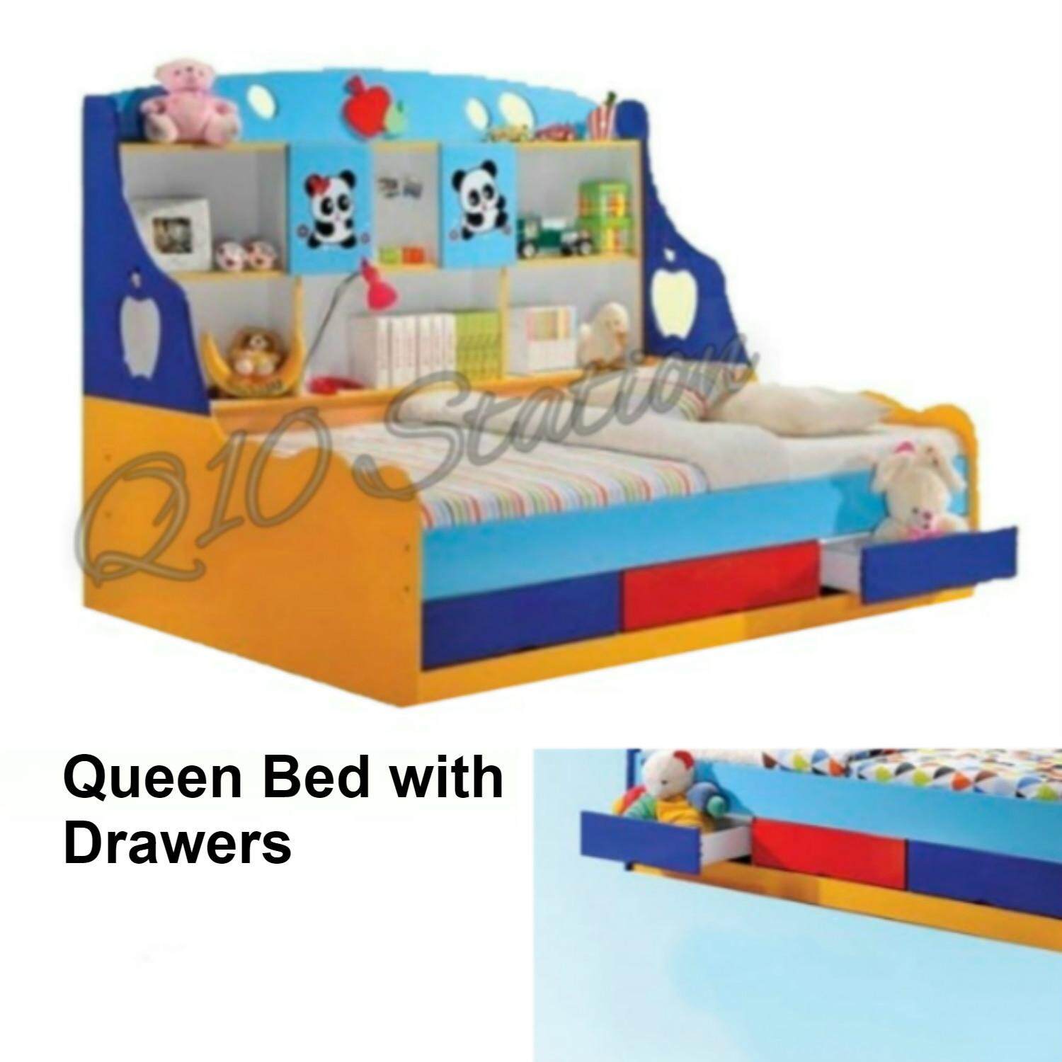 kids queen bed frame