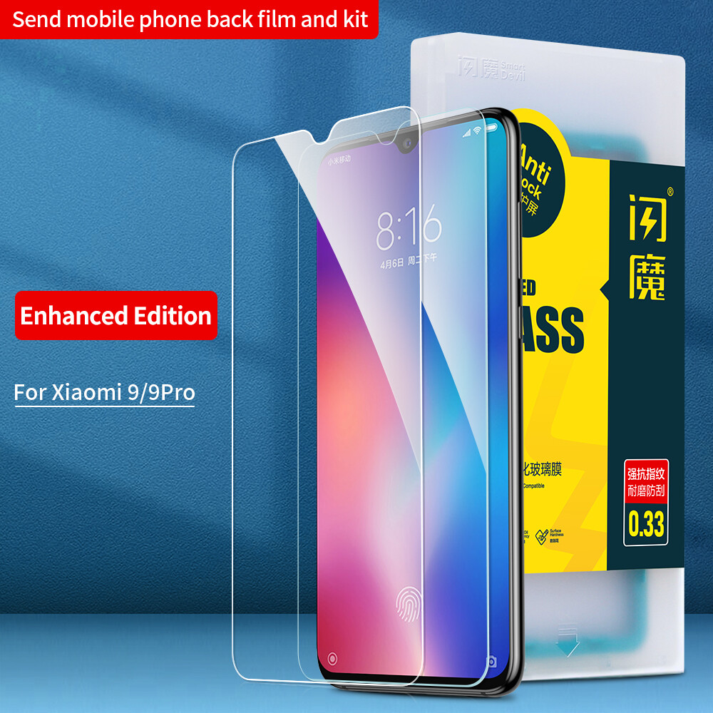Miếng Bảo Vệ Màn Hình Kính Cường Lực Thông Minh SmartDevil Dành Cho Xiaomi8/9/9Pro 10Youth 8/9SE RedMi Note8/7Pro K30 K30i K30Pro K20 K20Pro Mix2/2S Lớp Phủ Không Đầy Đủ Mạ Nano Chống Vân Tay Chống Ánh Sáng Xanh phim