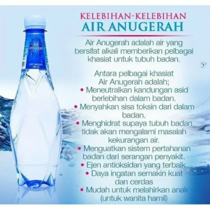 Air Anugerah Original Hq Buy Sell Online Still Mineral Water With Cheap Price Lazada