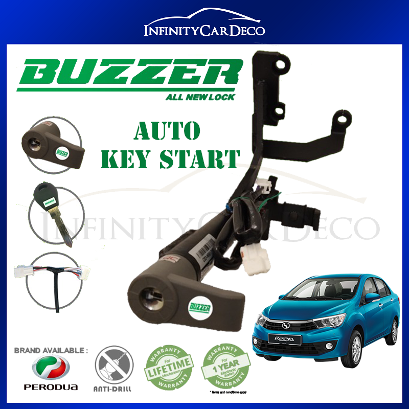 Perodua Bezza Key Start Auto Single Lock Brake Pedal Paddle Lock Lazada