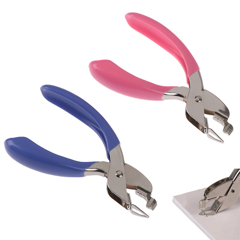 【Qinyu】 1Pcs Chịu Lực Cao Kim Loại Máy Gỡ Ghim Dập Móng Tay Dụng Cụ Kéo Dụng Cụ Tháo Stapler Dụng Cụ Nẹp Viền Vải