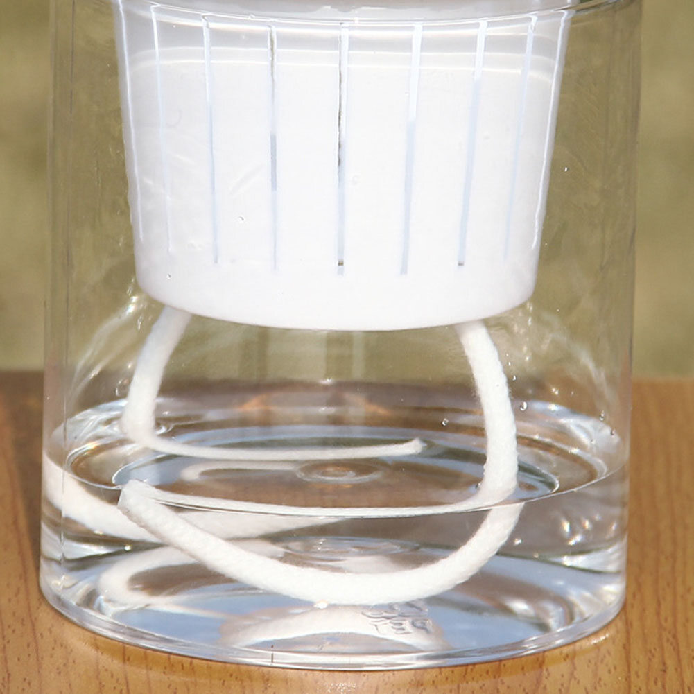 Gloryworld Clear Automatic Water Absorption Self Watering Hydroponic Flower Pot Planter