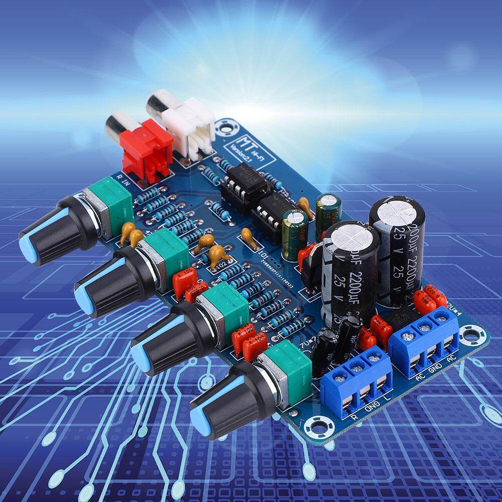 Placa Preamplificadora Bluetooth 5.1 XY-BDT - Estéreo, Control De Graves/agudos, Entrada AUX, 5-24V