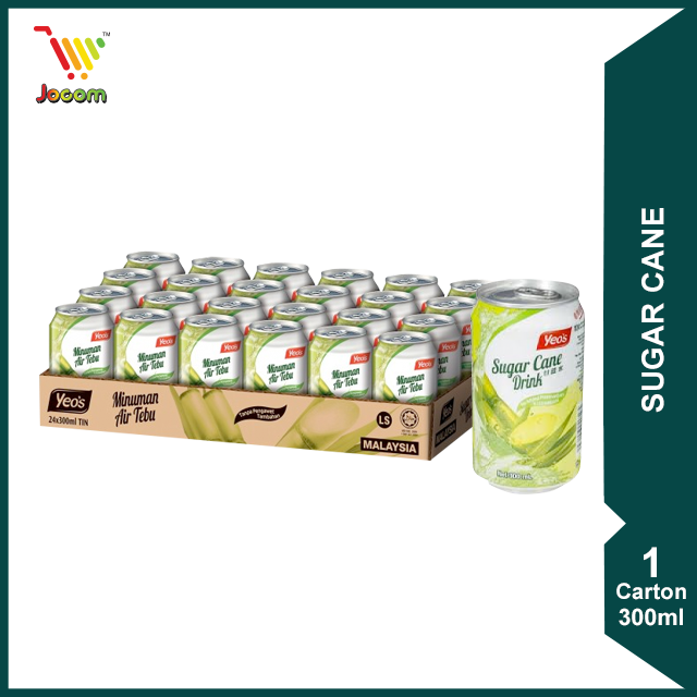 Yeos Asian Drink Sugar Cane (24 x 300ml) Lazada