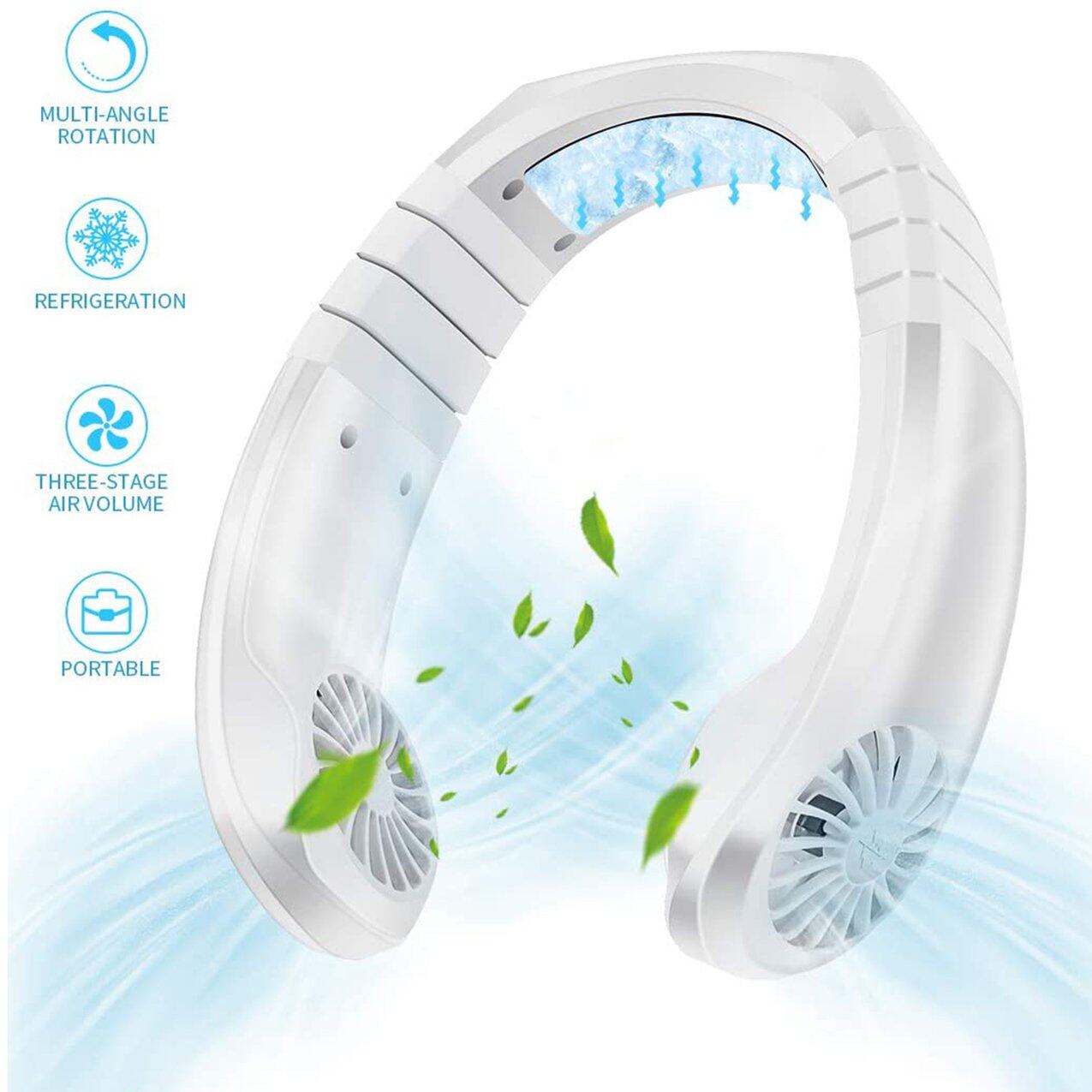 Crazy Sale [Lowest Price] Hanging Neck Fan USB Charging Lazy Portable Sports Cooling Fan Mini