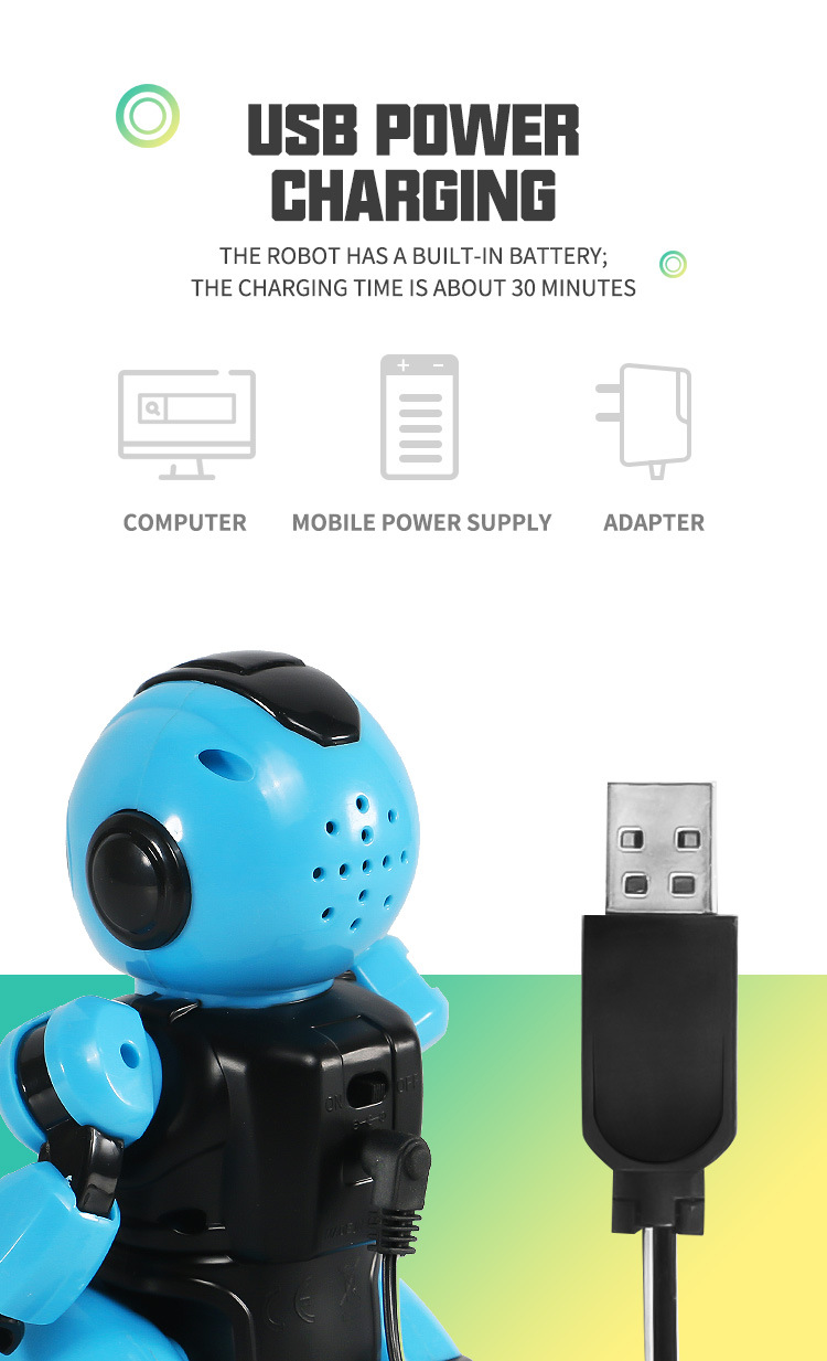 TOYSMARS Intelligent robot programming infrared remote control robot toys for children Birthday gift Christmas gift boy gift girl gift
