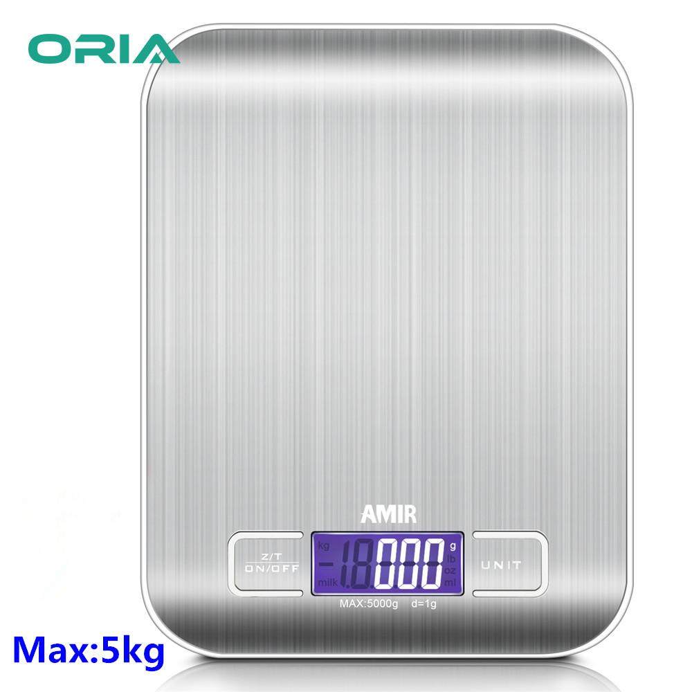 1g-5000g Electronic Pocket Digital LCD Weighing Scales Food Cooking Kitchen 5Kg