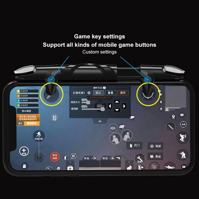 [Electric] Bộ Điều Khiển Trò Chơi Di Động BlueWow G5 Kích Hoạt Chơi Game PUBG Shooter Aim Cháy Nút Gamepad Joystick Dành Cho Điện Thoại Thông Minh Android/IOS