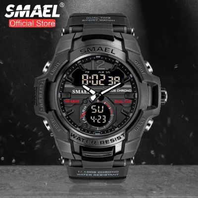 SMAEL Top Brand Luxury Men's Sport Watches Fashion Date Outdoor Electronic LED Digital Chronograph Stopwatch Waterproof Watch