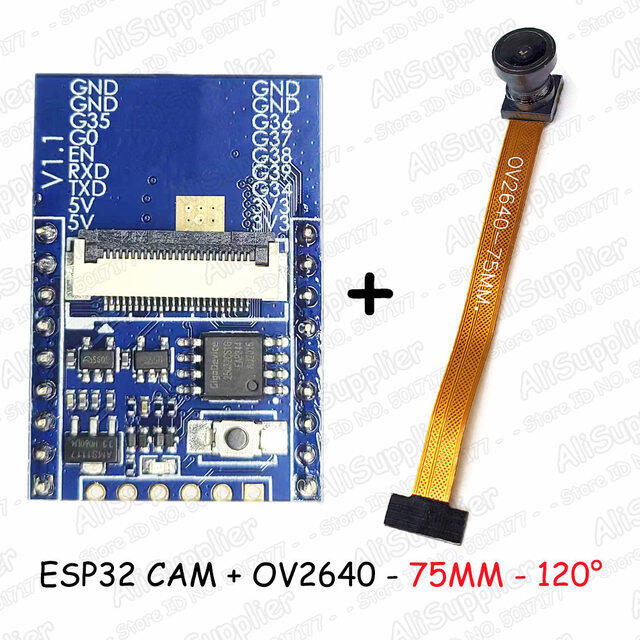 New ESP32 CAM Camera Module Kit With OV2640 66 120 160 Degrees 650Nm