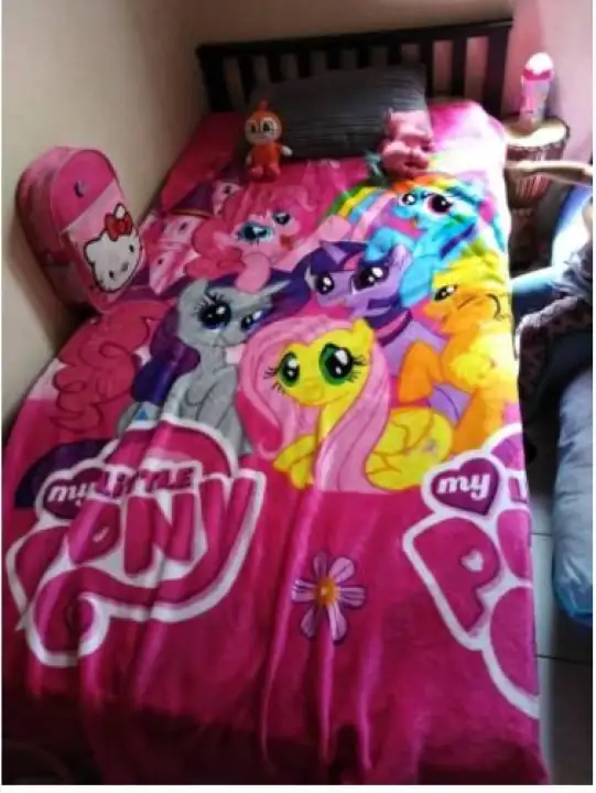 my little pony plush blanket
