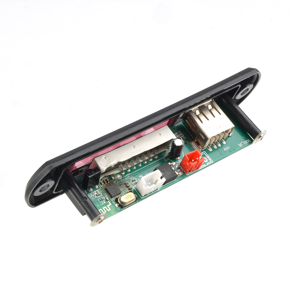 Aideepen 9V 12V BT 5.0 MP3 Decoder Board USB AUX SD FM Radio Lossless MP3/WMA/WAV/FLAC/APE Decoder Board Module Colors Screen Display