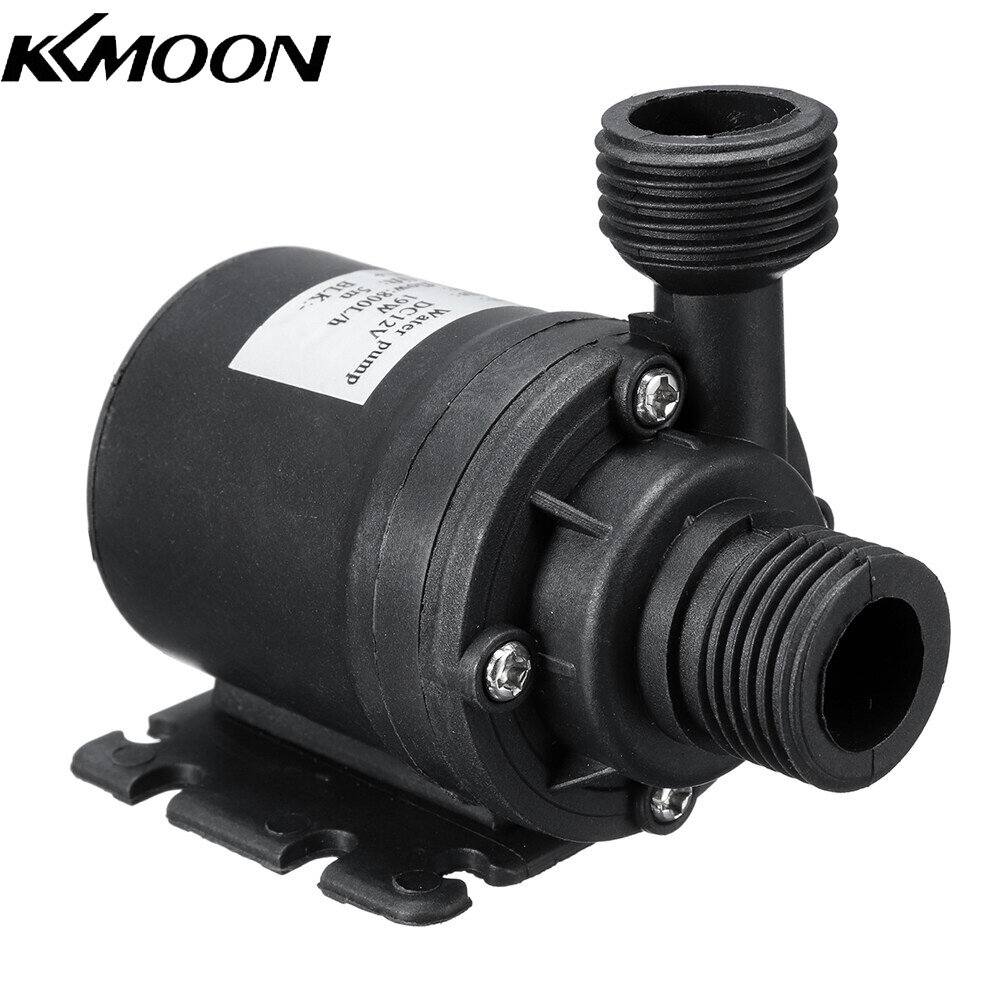 Kkmoon ultra quiet mini dc 12v lift 5m 800l/h brushless motor submersible water pump
