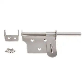 Blesiya Stainless Steel Gate Garage Door Lock Latch Barrel Bolt