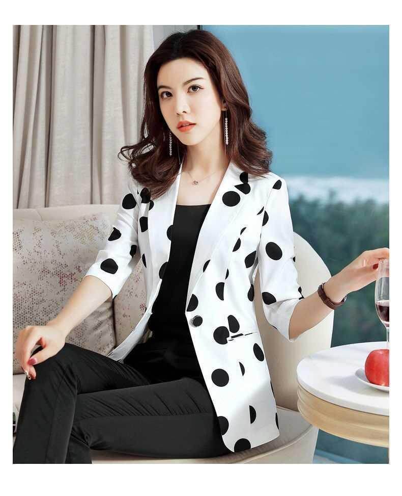 Phụ Nữ Sọc Blazer, Áo Ve Áo Cỡ Lớn Mỏng