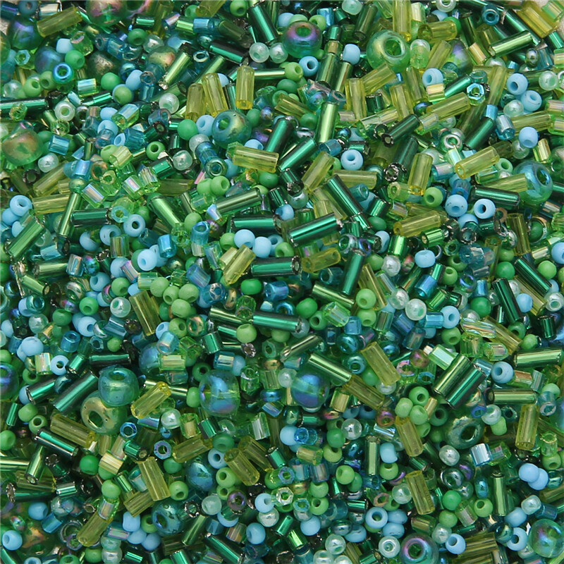 800Pcs 1.5-4.5mm Multicolor Mixed Style Charm Czech Glass SeedBeads DIY Bracelet Necklace Beads For Jewelry Making Accessories