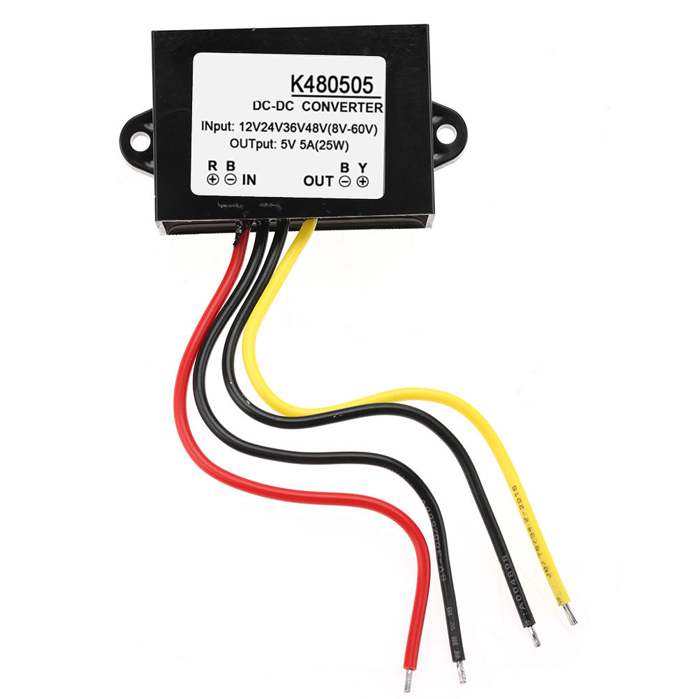 Bộ Chuyển Đổi DC-DC Điện 12V/24V/36V/48V Sang 5V 5A, Mô Đun Cung Cấp Bộ Chuyển Đổi DC-DC Điện