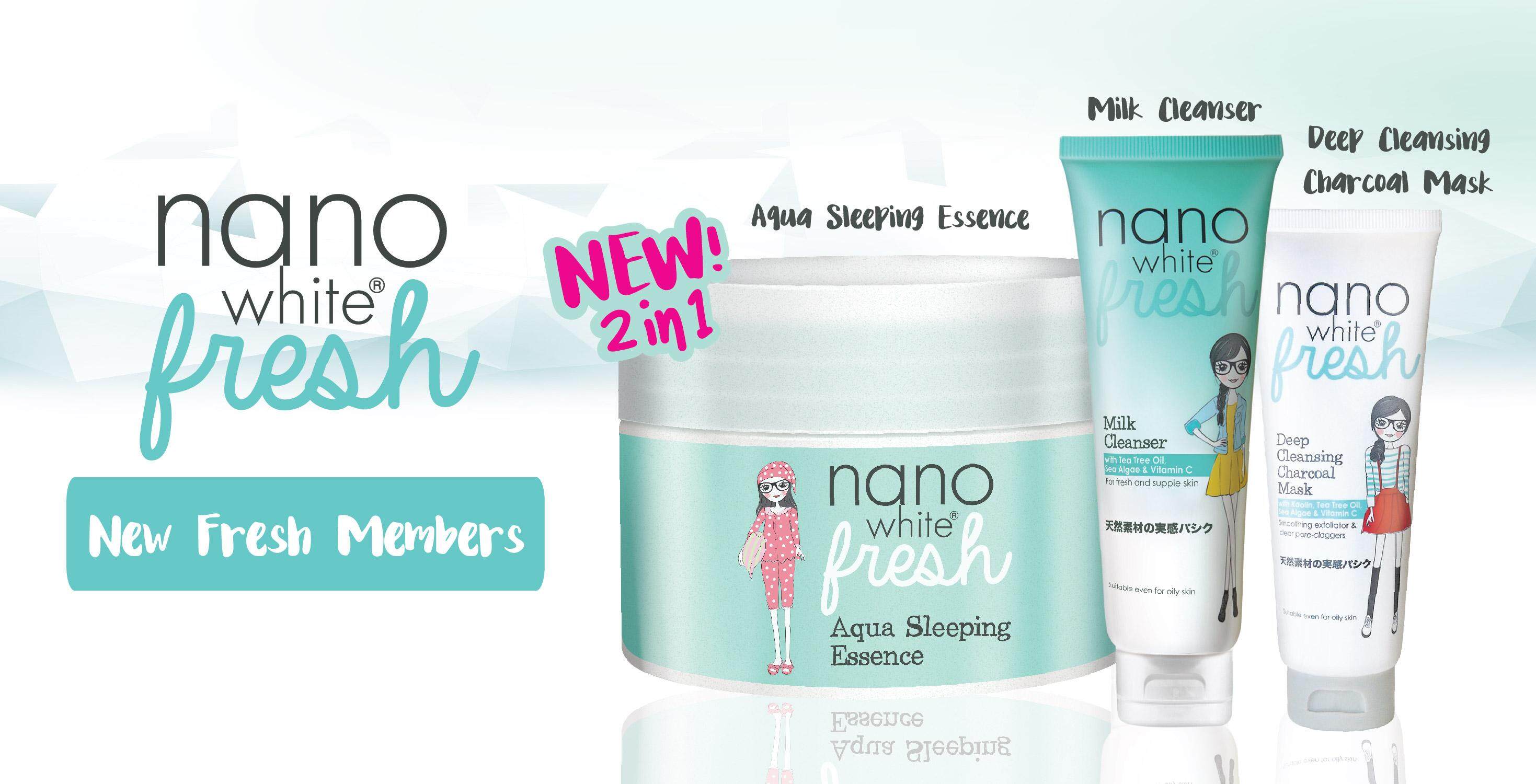 Nano White Health Beauty Skincare Price In Malaysia Best Nano White Fresh Aqua Sleeping Essence 3g
