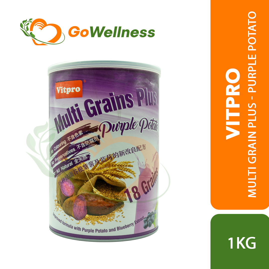 Vitpro Multigrains Plus Purple Potato 1kg High Fibre Nutritious Meal Replacement Lazada